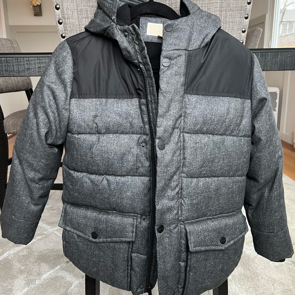 Michael Kors boys puffer coat.